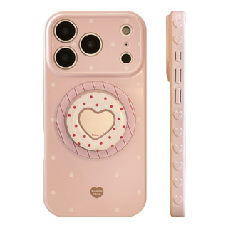 [Sheren] Ốp Điện Thoại Chấm Bi Kem Thích Hợp Cho i17 16 15 14 13 12 11 pro max Vỏ Bảo Vệ Chống Sốc