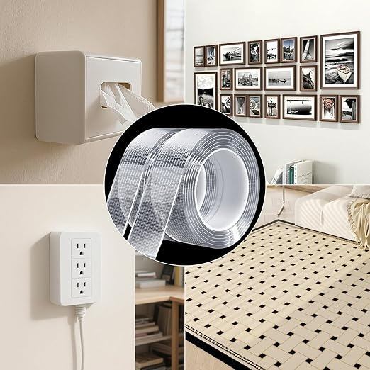 Keo dán hai mặt nano mạnh mẽ liền mạch mới đa chức năng gia đình