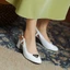 VNMZGG36-39 Kích Thước Lớn Thời Trang Lưng Rỗng Mũi Sandal Nông Miệng Sau Khóa Dây Đeo Mary Jane Dày Gót Chân Đế