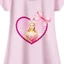 GN Wicked 2 ‌Galinda 100cm-140cm trẻ em bé gái váy dài vải hoạt hình đồ ngủ NG