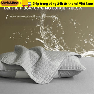 Miếng Dán Bảo Vệ Gối MODOMINO, Vỏ Gối Dầu Chống Mite Đầu, Bông Thoải Mái Chống Mồ Hôi Chống Thấm Nước Bảo Vệ Lõi Gối Hộ Gia Đình