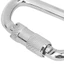 CATIYAHA 1 / 2 Kẹp Carabiner Thép, Khóa treo hình chữ D 40Cr Thép 45KN, Bạc bền bỉ Khóa tự động Carabiner Leo núi ngoài trời