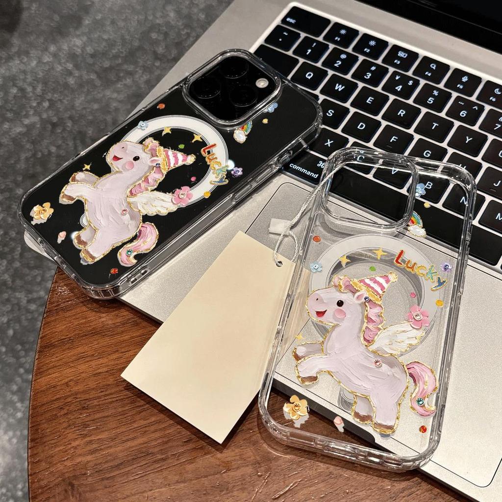 Một con ngựa màu được áp dụng cho iPhone17/16/12/13/11/15promax ShouJiKe