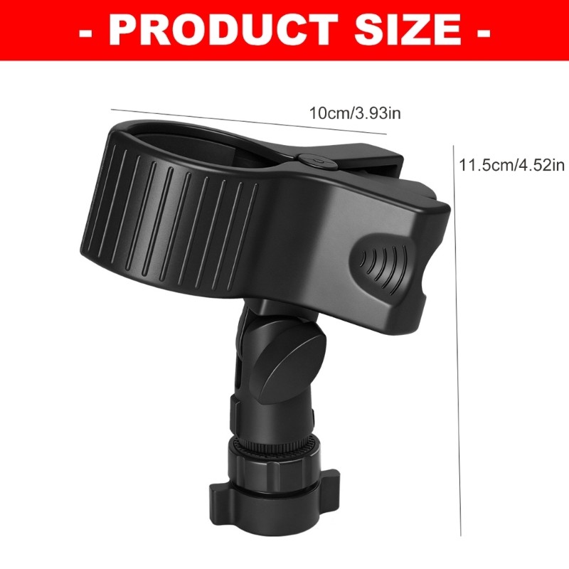COO Lò Xo Tải Micro Kẹp Chân Đế Có Thể Điều Chỉnh Cho Máy Sấy Tóc Đèn Pin