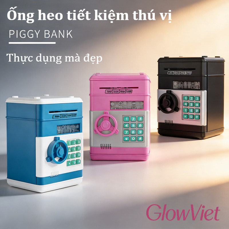 Két sắt nhựa ABS điện tử mini, Có đèn âm Nhạc Vui Nhộn, Thiết kế sáng tạo，An toàn bảo, Nuôi Dưỡng ý Thức Tiết