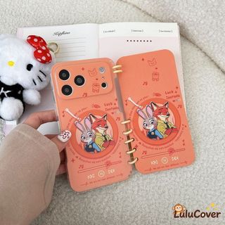 Ốp điện thoại Cặp Đôi Zootopia Tương Thích Cho OPPO Reno 15 Pro 14 13 9 Pro 8 A58 A58X A78 Find X9 Pro X8 X8S A9 A5 Hoạt Hình Sĩ Quan Dễ Thương Thỏ Judy & Cáo Judy Năm Mới Màu Đỏ Ốp điện thoại