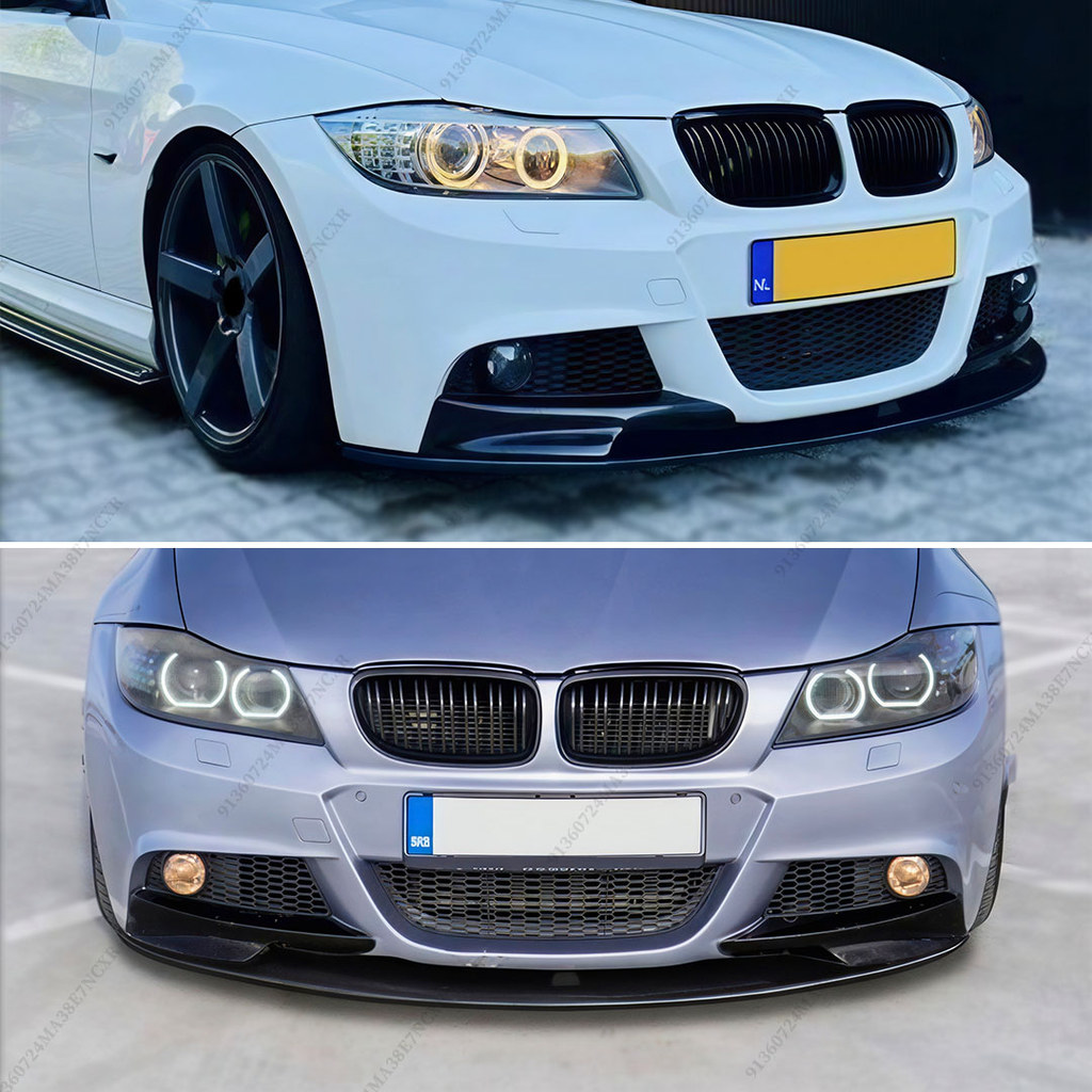 Trước Chin Ốp Lưng Môi Cho Xe BMW E90 E91 3 Series LCI 2009 2010 2011 2012 M Thể Thao Bộ Chia Điều Chỉnh Phụ Kiện Air Dam