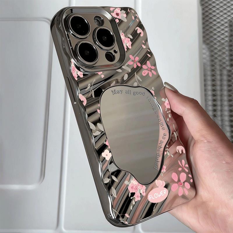 Hồng đầy đủ màn hình chiffon phù hợp với 17/16pronax/14Promax gương 13/12pro mới 7/8plus