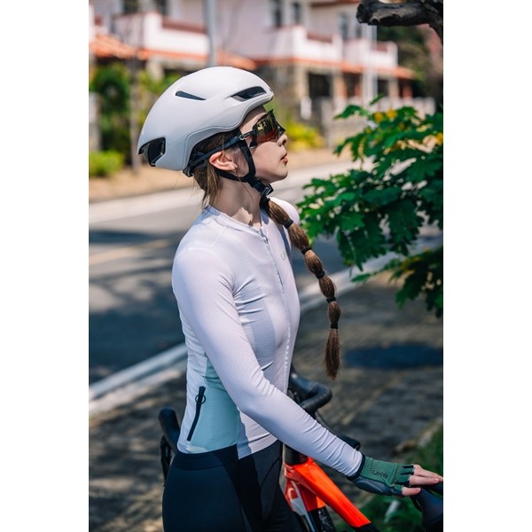 JLS014B - Áo Đạp Xe Nữ UKE Grass Green