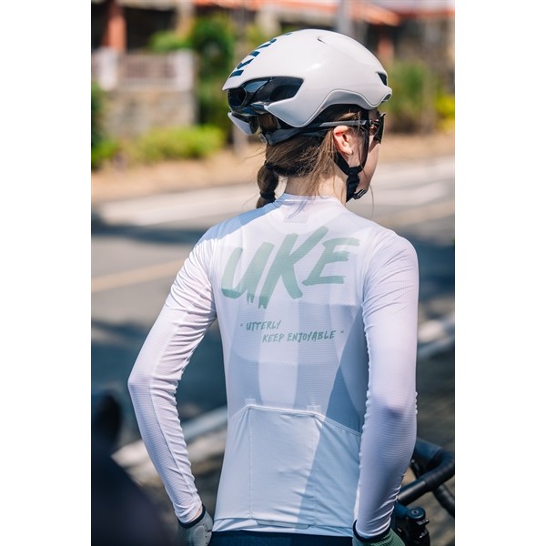 JLS014B - Áo Đạp Xe Nữ UKE Grass Green
