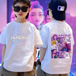 Thun bé 100% cotton, họa tiết in, thoải mái, độ tuổi 3-12