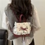 Ba lô Mini DUSKGLOW, Ba lô thắt nút bướm chấm bi, Ba lô nữ nơ nhẹ thời trang dành cho nữ
