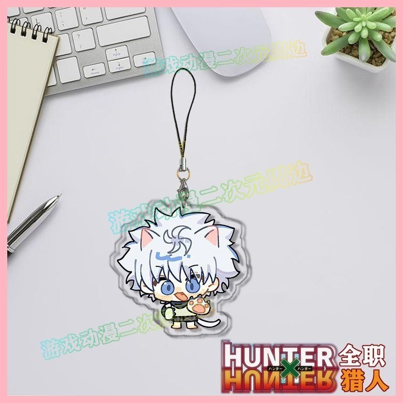 Móc khóa HUNTER x HUNTER GON · FREECSS Killua Zoldyck Kurapika Hisoka HUNTER Toàn thời gian Dây chuyền điện thoại di đ