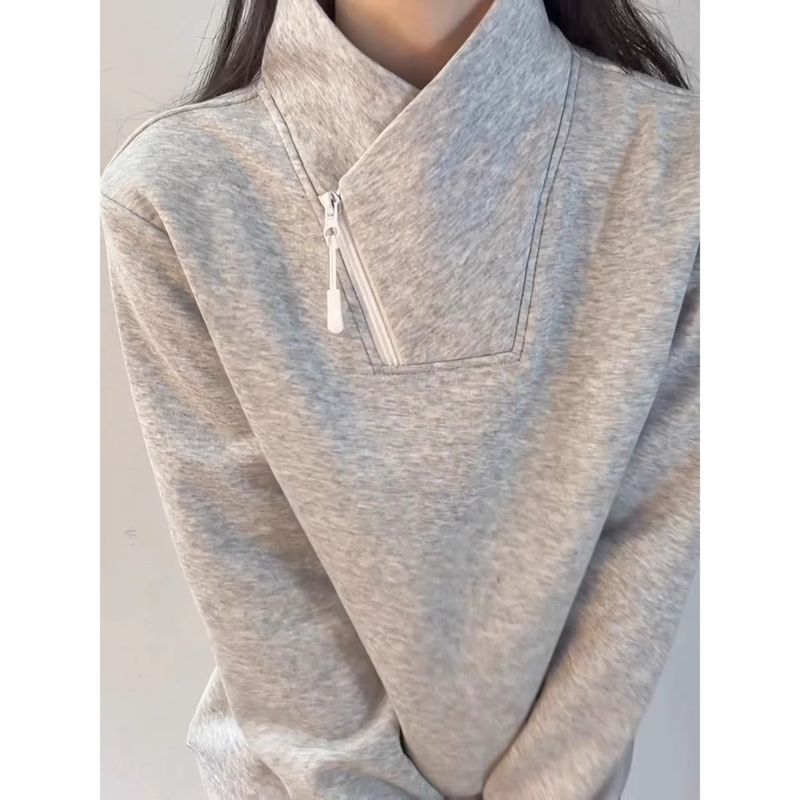 Áo hoodie phong cách Mỹ có lớp lót lông cừu, dáng dài tay ấm áp dành cho nam