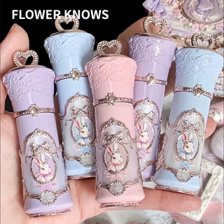 FLOWER KNOWS Son Kem Lì Son Môi Dạng Xịt Mềm Nhung Lì Son Môi Trà Sữa Hoa Đào Vườn Bonny Thỏ