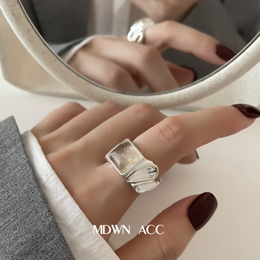 Nhẫn nữ điều chỉnh size, thiết kế cổ điển tối giản, hàng mới về