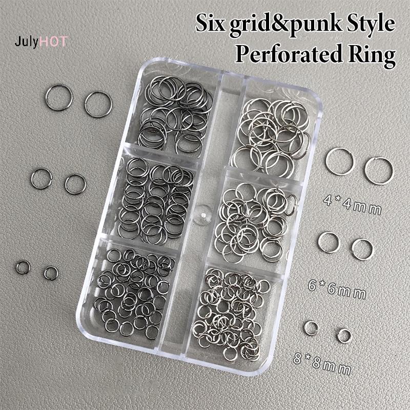 Lướipunk Xuyên Thủng Hợp Kim Trắng Cho Móng Tay - Quyến Rũ và Thời Tràng