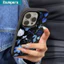 Ốp điện thoại Ibumpers Vỏ chủ đề hải lý thẩm mỹ & Vỏ silicon mềm chống sốc cho iPhone 11 12 13 14 15 16 17 Pro Max IP Plus