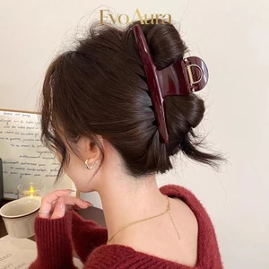 EvoAura 15cm Jumbo Vuốt Tóc Kẹp Mạnh Giữ Cá Mập Kẹp Tóc Matte PC Chống Trơn Trượt Phụ Kiện Tóc