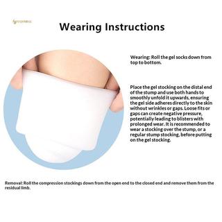 MUQV Bắp chân giả bằng gel và silicone - Phụ kiện hỗ trợ cho người khuyết tật dưới đầu gối