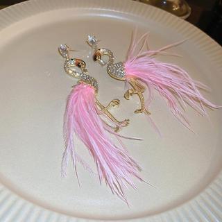 Bạc Kim Ngọt Ngào Fairycore Zircon Hoa Lông Bông Tai Hàn Quốc Ins Thiết Kế Độc Đáo Bông Tai Trang Sức Thời Trang Thanh Lịch Cho Nữ Nhẹ Sang Trọng