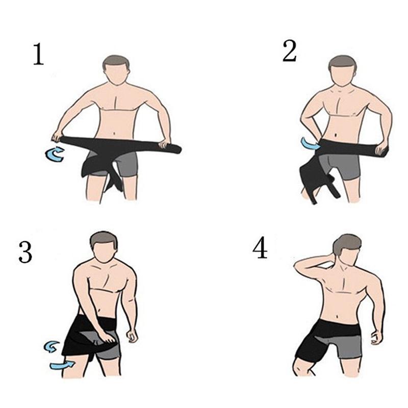 Newsmallbrains Đai hỗ trợ hông Hỗ trợ Groin Đau thần kinh tọa Giảm đau đùi Dây buộc Nẹp Khớp Groin Viêm khớp Đai bảo vệ hông NSB