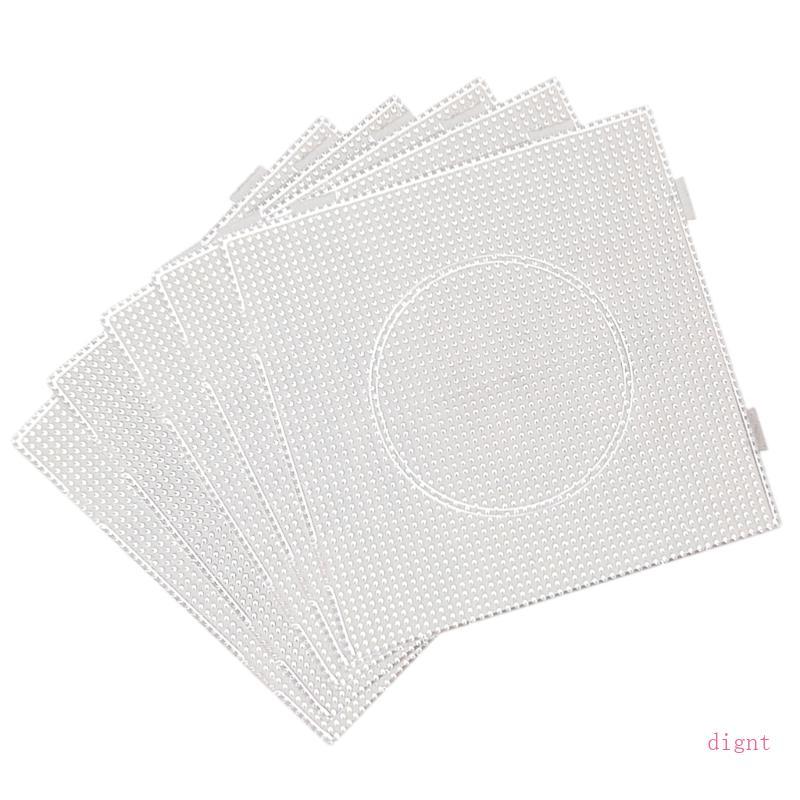 DY 5 Cái Tấm Ủi Hạt Chịu Nhiệt Độ 14x14cm Bảng Nhựa Trong Suốt Cho Trẻ Em Thủ Công Dự Án Phát Triển Kỹ Năng