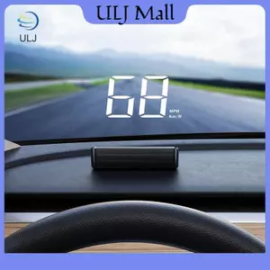 Đồng hồ tốc độ ô tô ULJ HUD GPS Head Up Display Đồng hồ đo tốc độ kỹ thuật số Máy chiếu kính chắn gió cho xe Tru Phụ kiện điện tử tự động.