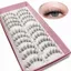 Lông Mi EBINLANDS, Lông Mi Giả Chồn Wispy, Hot Handmade Tự Nhiên Khối Lượng Dài Lông Mi Giả Trang Điểm Nối Mi
