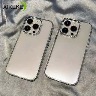 Dành Cho Tecno Pop 10 9 8 7 Pro 5 LTE 5 Pro 3 Pova 7 Pro 7 Ultra 6 Neo Pro Slim 5G 4G Kim Loại Ống Kính Máy Ảnh Trong Suốt Vỏ Điện Thoại Kinh Doanh Chất Lượng Cao Bìa Mềm