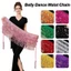 Váy khiêu vũ bụng Roly sequin decorate, trang phục biểu diễn với tua rua và khăn quàng cổ gợi cảm