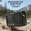 Bảo vệ YRBWD, chống trầy xước có dây bảo vệ camera, Vỏ silicon chống sốc mềm cho phụ kiện máy ảnh hành động DJI Osmo Action 6