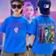 cotton cổ tròn Gaza 90-150cm Baju-T nam Áo