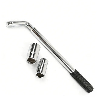 Dụng cụ lốp xe 4 đầu cờ lê ống lồng - Cờ lê lốp xe / Tay công thay lốp，4 Đầu / Có thể thu vào，Tay Công Chữ L