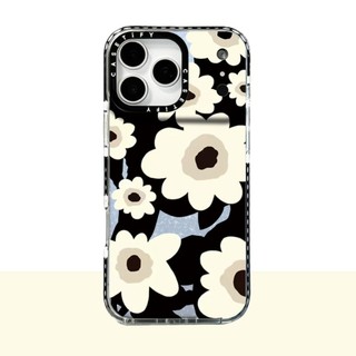 Ốp điện thoại mềm hình hoa trắng lấp lánh cho iPhone 17 Pro Max 16 Plus 15 14 13 12 11 Vỏ bảo vệ chống sốc