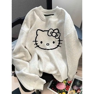 Áo Sweater Unisex In Hình Pét Nỉ Dày Mịn Form Rộng Bo Dệt Chắc Chắn Size L Dưới 70kg XL Dưới 70kg