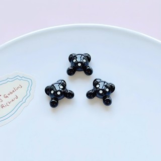 [NEW TREND 2026] Set charm gắn dép : Set tone đen trắng- gấu nơ sao đen trắng