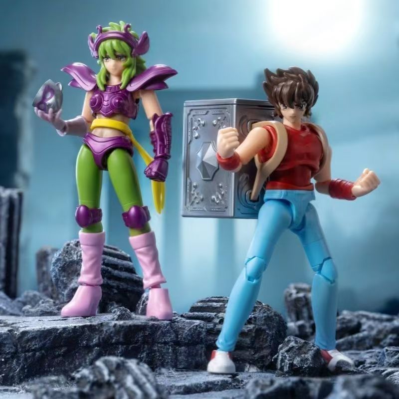 Pluco Building Block Man Saint Seiya Group Star Edition No. Quà tặng sinh nhật Pluco di sản vàng 2