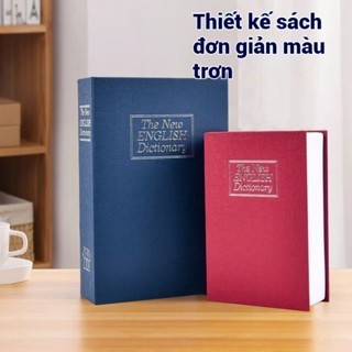 Hộp sắt an toàn hình sách, kích thước 24 x 15,5 x 5,5 cm – hộp tiết kiệm tiền an toàn và tiện lợi với mật khẩu