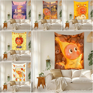 Tấm thảm Polyester in một mặt Twinkle Twinkle, Trang trí nội thất, Phụ kiện, Quà tặng cho bạn bè (bao gồm móc).