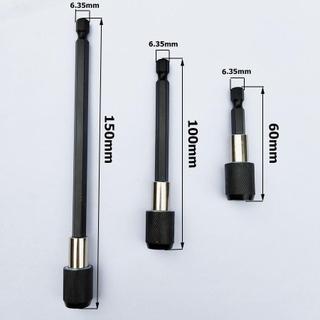 Bộ 3 đầu nối dài lục giác, 60-150mm， Đầu Nối Bắn Vít，Thanh Nối Dài，Tự Động ，Bộ 3，Mũi Khoan