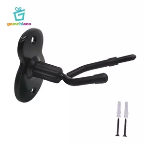 Kim Loại Vĩ Cầm Treo Tường Giá Đỡ Dụng Cụ An Toàn Gắn Chân Đế Cho Đàn Guitar Điện Bass Mandolin Phụ Kiện