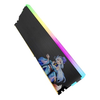 MOON Bộ Nhớ Kim Loại Mỏng Tản Nhiệt Với ARGB LED Cho DDR5 DDR4 DDR3 DDR2 RAM Tăng Cường Thẩm Mỹ Và Hiệu Suất
