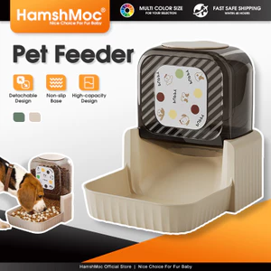 HamshMoc Máy phân phối thức ăn cho thú cưng tự động Các bộ phận có thể tháo rời Truy cập Thiết kế có thể gập lại cho chó mèo