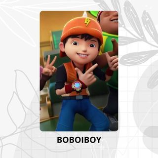 [BoBoiBoy] Móc Chìa Khóa Acrylic Tùy chỉnh hình ảnh BoBoiBoy 2 mặt 5,5x4cm