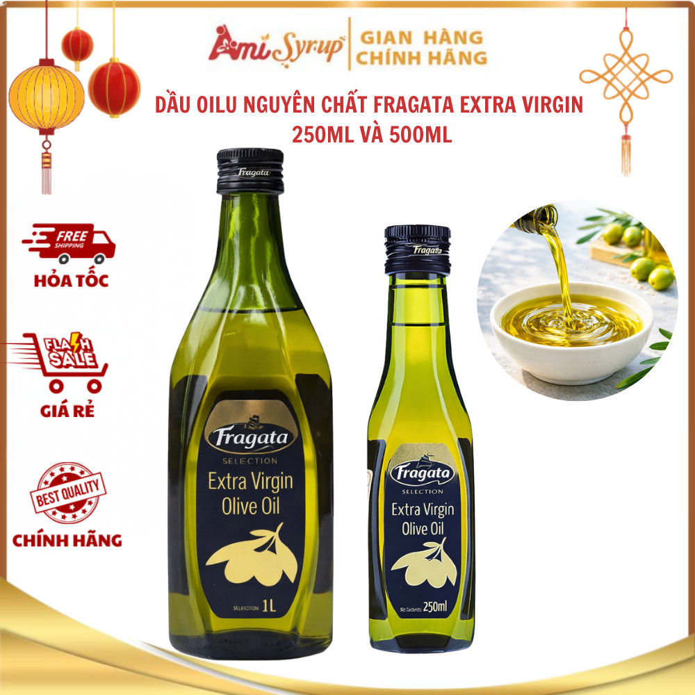 Dầu Oliu Siêu Nguyên Chất Fragata Extra Virgin 250ml 500ml Thơm Ngon Bổ Dưỡng, Ép Lạnh Nguyên Chất