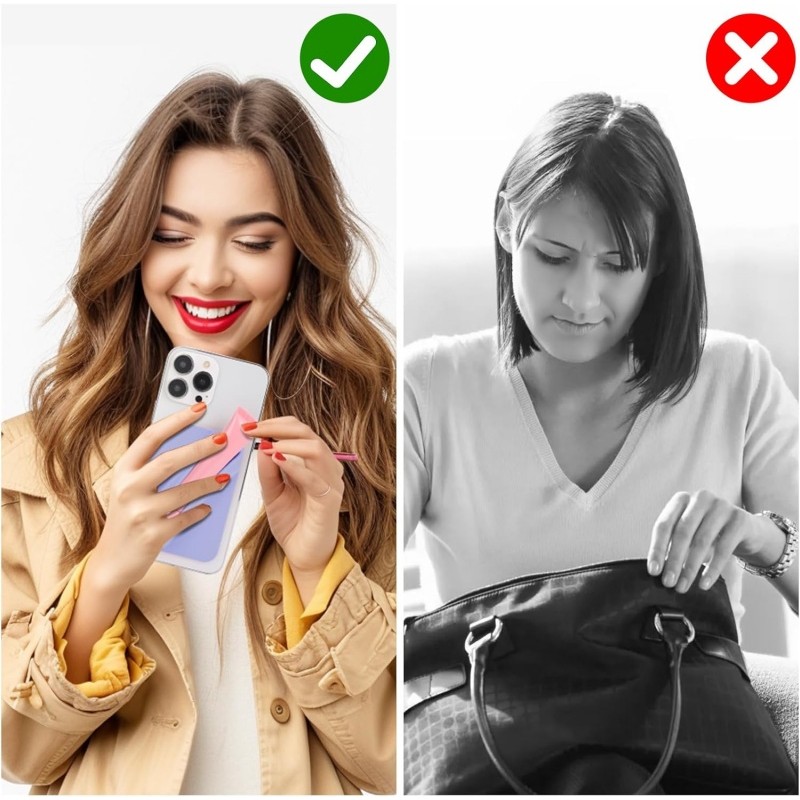 Son môi Dính Điện Thoại Lưng Dính Giá Đỡ Phù Hợp Với Viral Rhode Lip Tint Trang Điểm Vỏ Điện Thoại Silicon