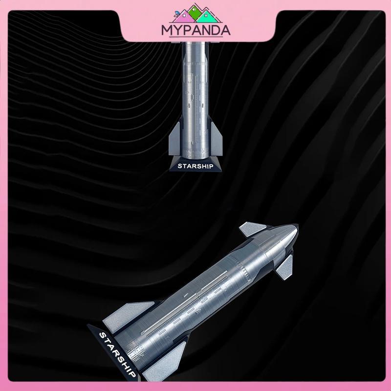 MYPANDA Premium Starship Model Space X Starship Model Space Vehicle Trang trí bàn làm việc sưu tập Đồ chơi mô hình Quà tặng trẻ em.