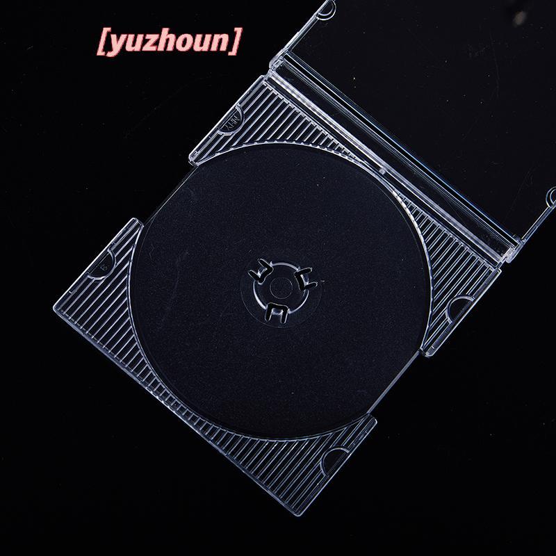 [yuzhoun] Bộ 5/10 hộp bảo quản đĩa đơn tiêu chuẩn gia đình, hộp CD/DVD nhựa trong suốt