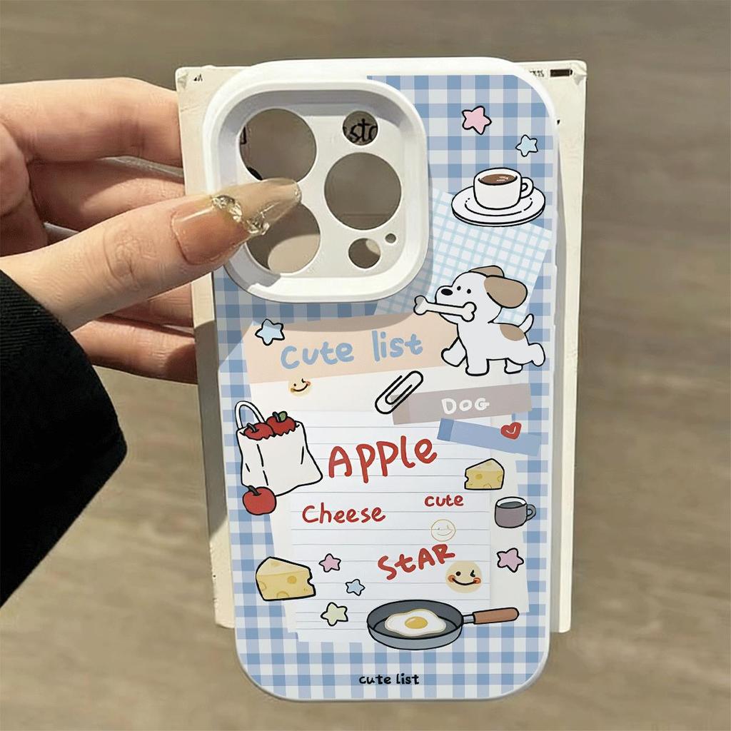 Bluegrain cà phê phô mai cho 16 trường hợp điện thoại iPhone 17Air gạo nếp trường hợp 14 13 11Pro